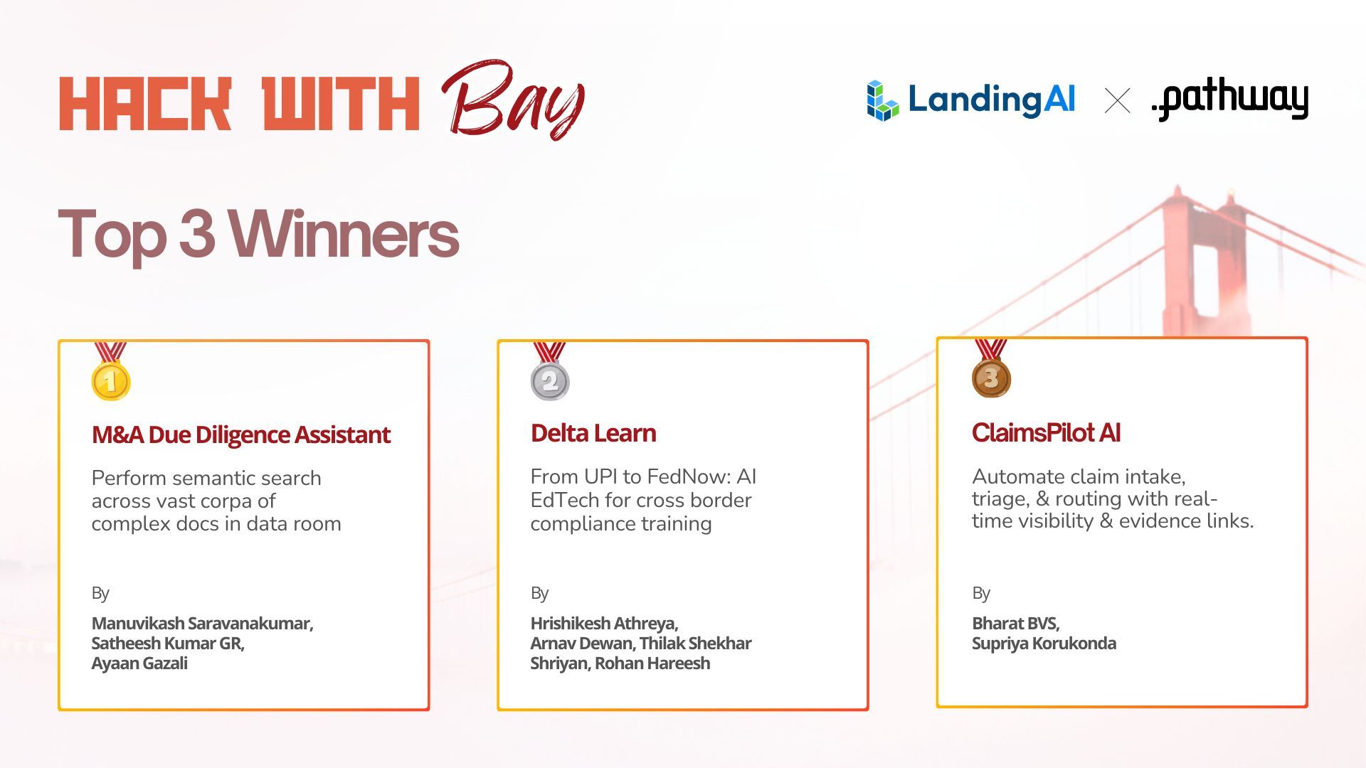 3rd Place — ClaimsPilot AI at LandingAI x Pathway Hackathon