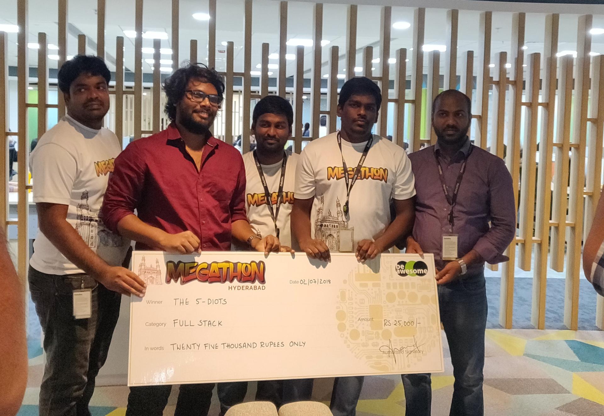 Megathon Winner — Building Donateit at Deloitte 2018